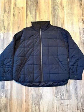 Roxy Navy Quilted Puffer Jacket
